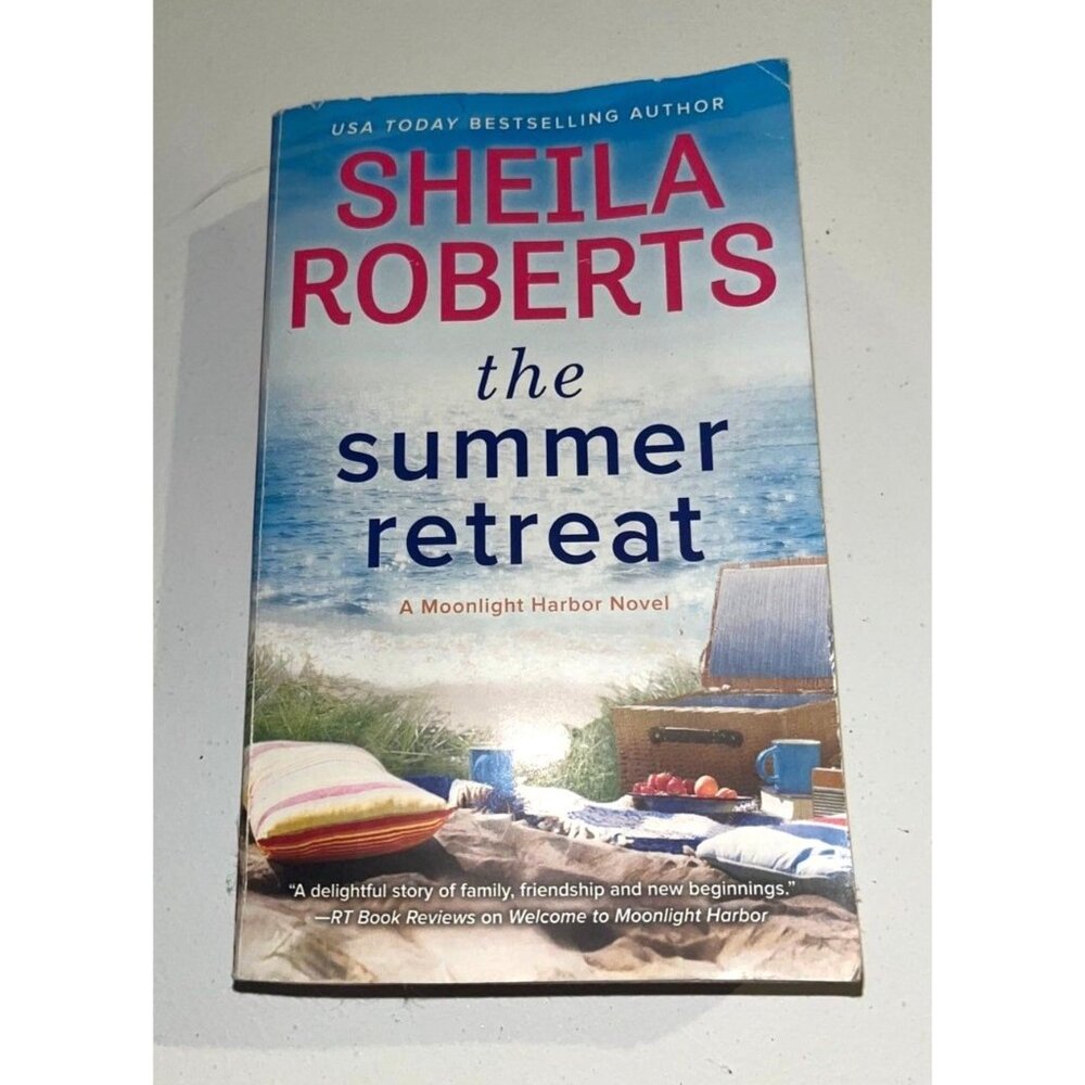 The Summer Retreat by Shelia Roberts Paperback Book Moonlight Harbor Novel